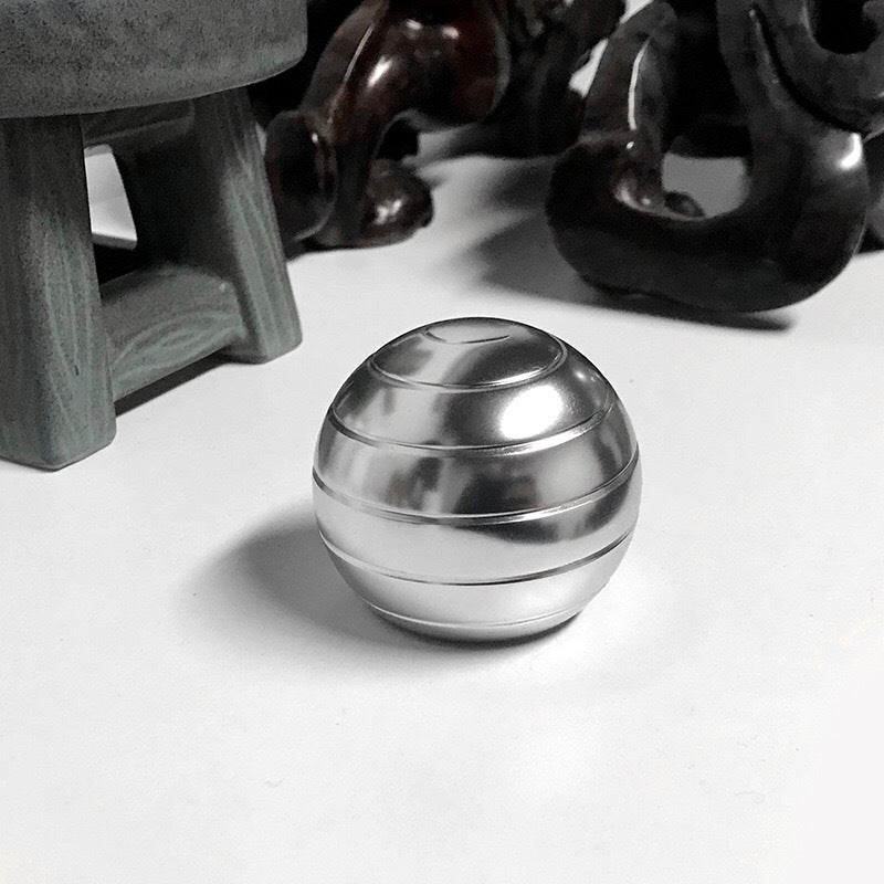 Aluminum Fidget Spinner Ball | Stress Relief Desk Toy | Premium Rotating