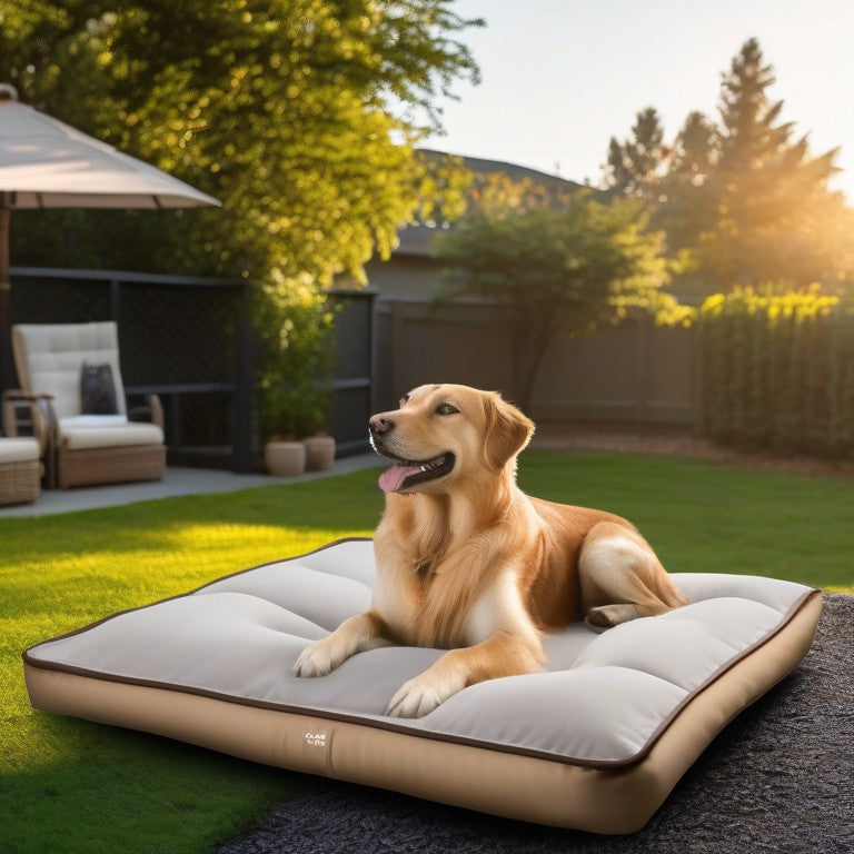 56" Large Elevated Dog Bed | Waterproof Outdoor Cooling Cot