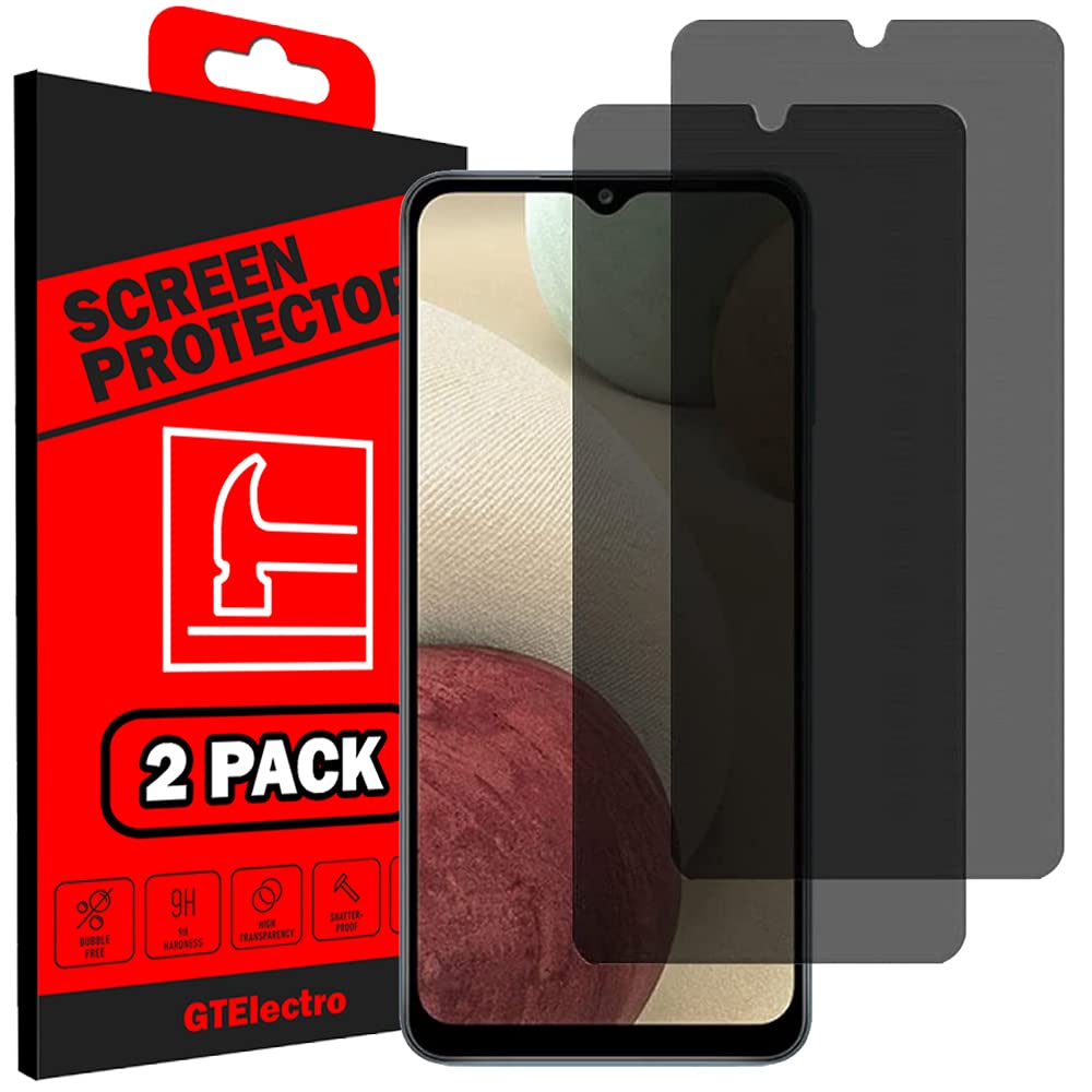 Samsung Galaxy A12 Screen Protector 2-Pack Tempered Glass Privacy