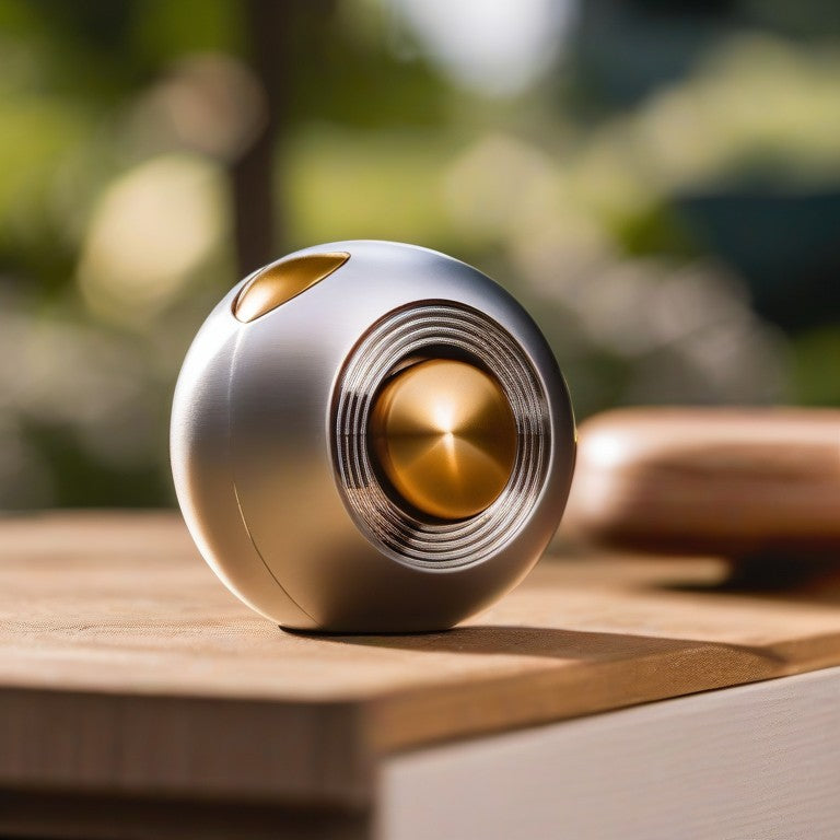 Aluminum Fidget Spinner Ball | Stress Relief Desk Toy | Rotating