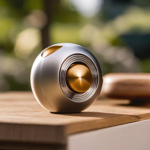 Aluminum Fidget Spinner Ball | Stress Relief Desk Toy | Rotating