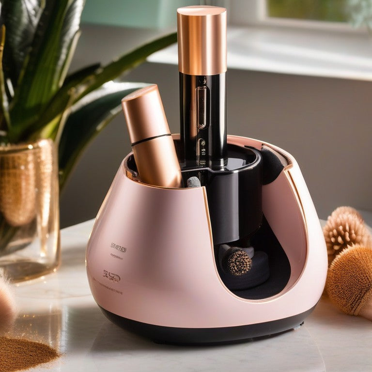 Electric Makeup Brush Cleaner Machine - Auto Spinning Cleaning Device