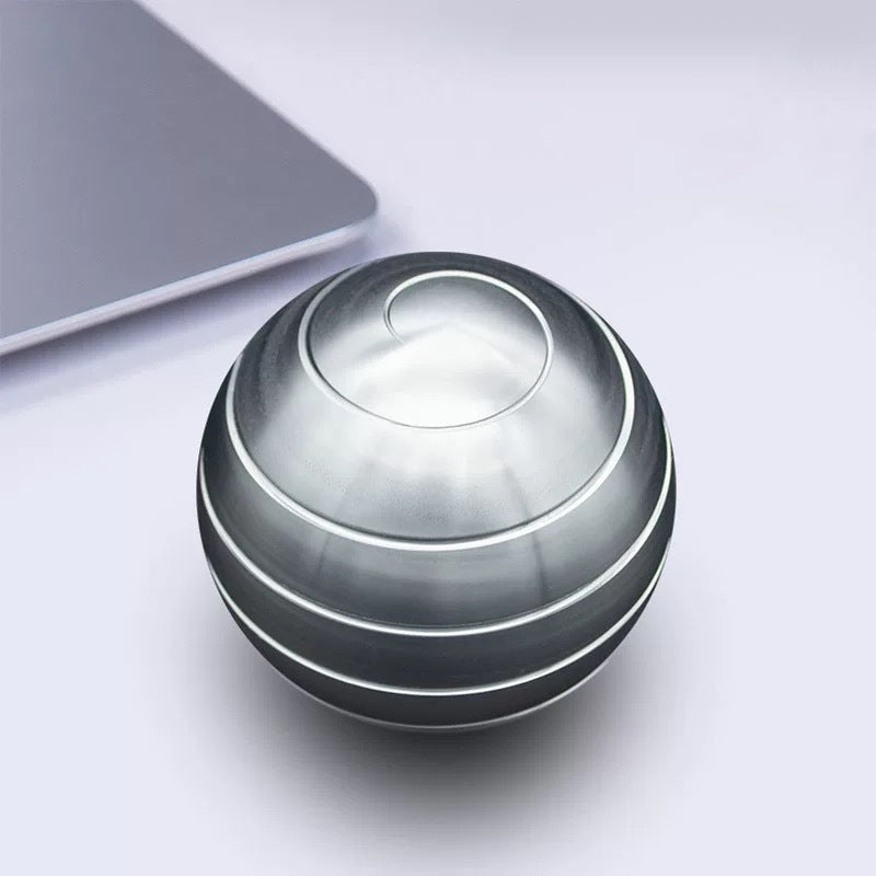 Aluminum Fidget Spinner Ball | Stress Relief Desk Toy | Premium Rotating