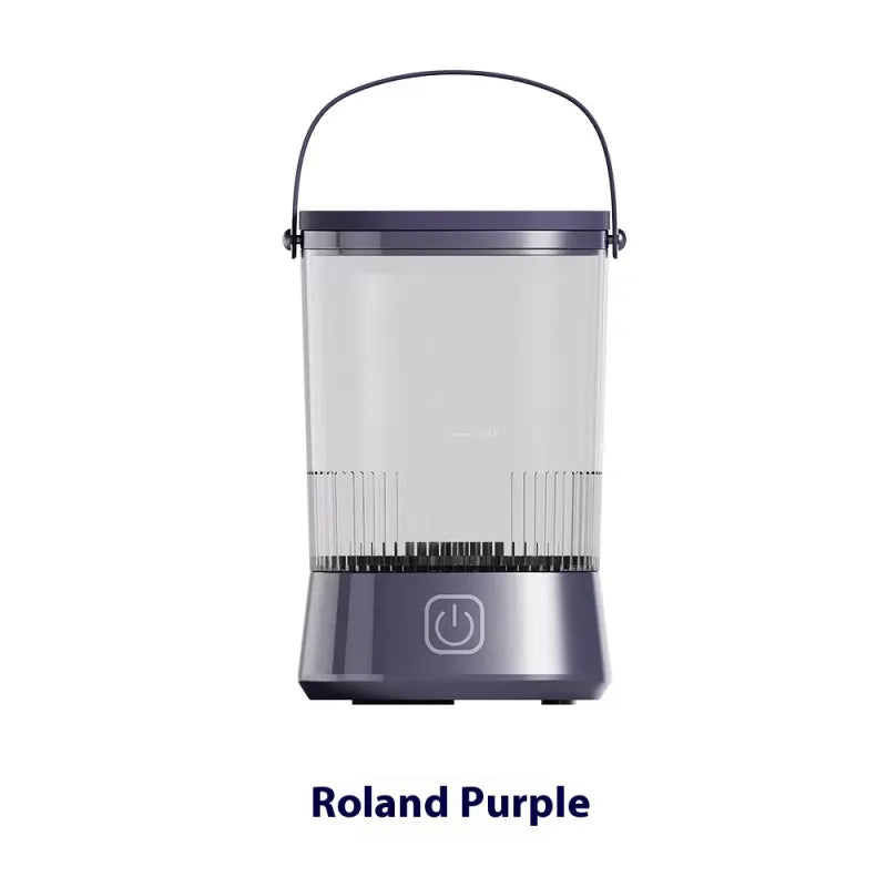 Electric Makeup Brush Cleaner Machine - Auto Spinning Cleaning Device