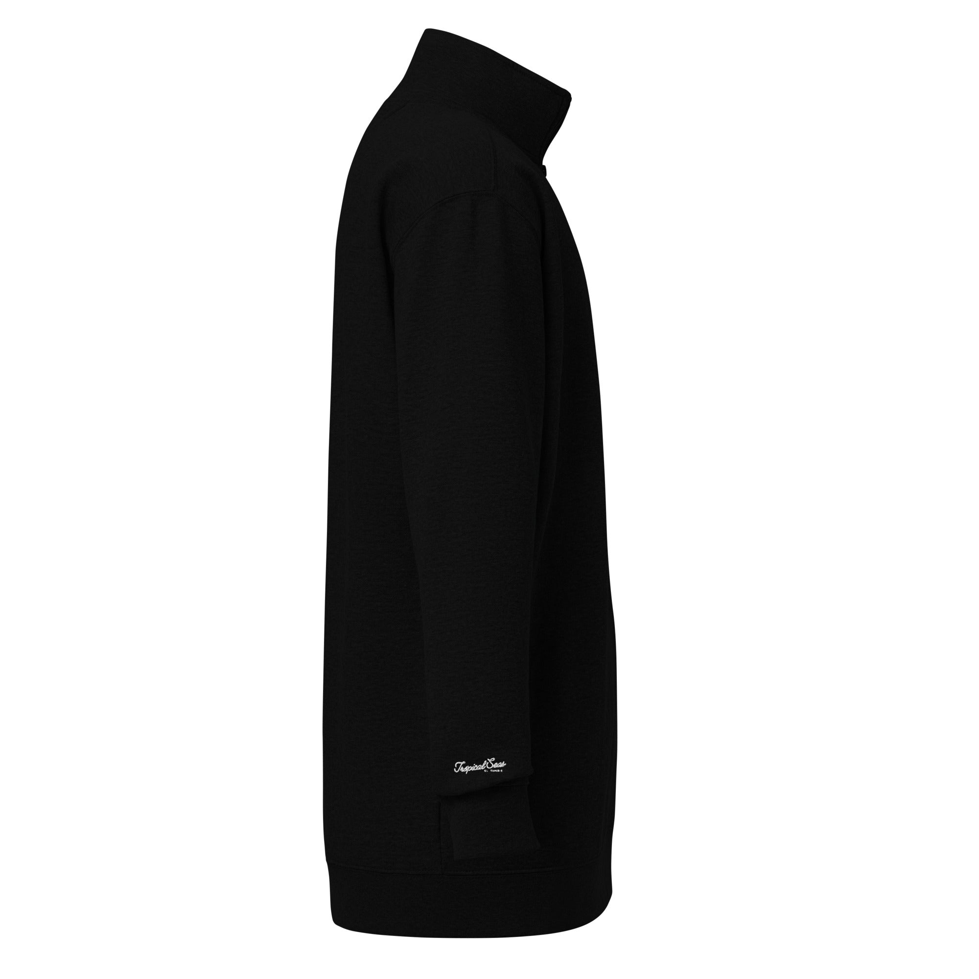 Men's Quarter Zip Fleece Pullover | Warm Outdoor Sweatshirt Jacket