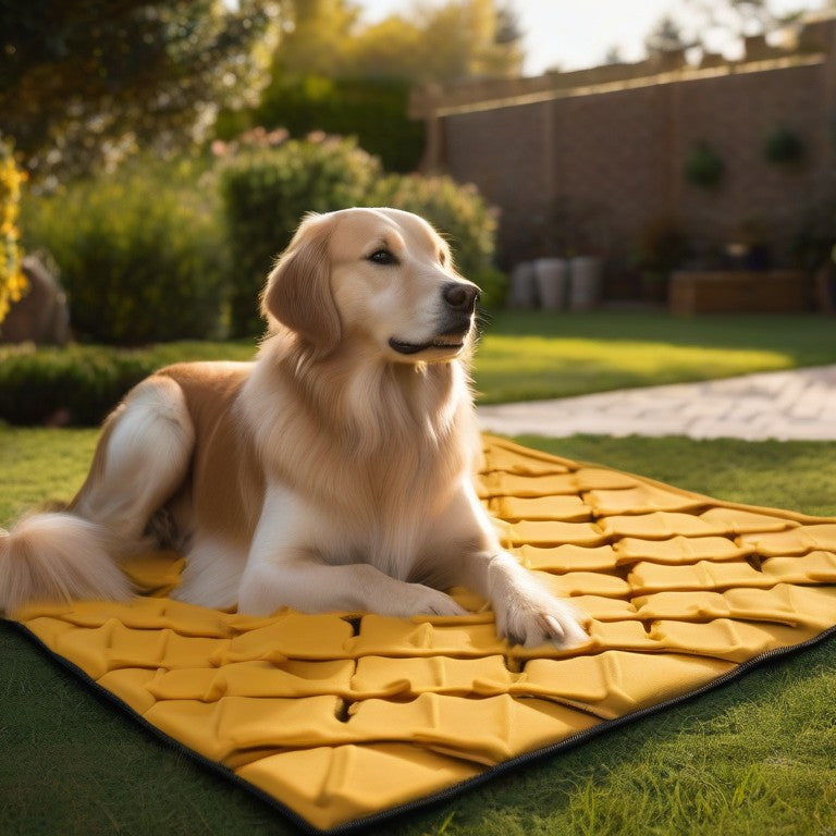 Dog Snuffle Mat 20x20 Interactive Puzzle Feeding Pet Blanket Non-Slip