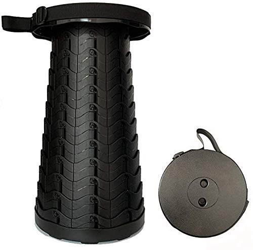Portable Folding Camping Stool 397lb Capacity | Telescopic Fishing Seat