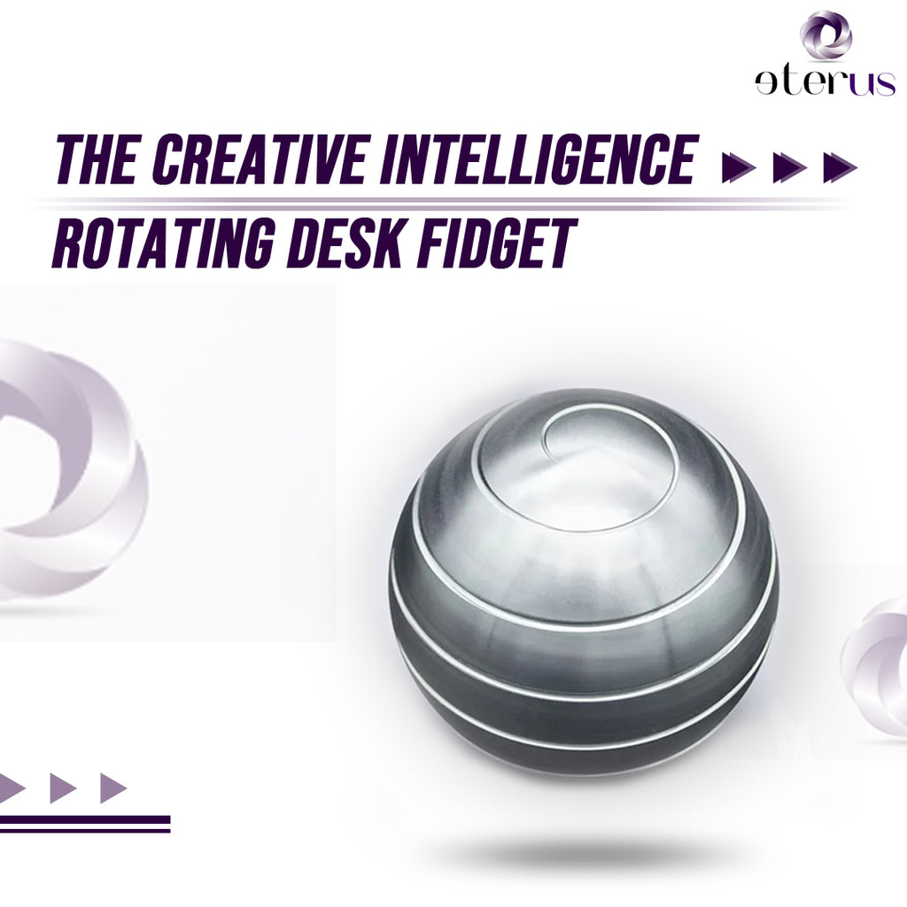 Aluminum Fidget Spinner Ball | Stress Relief Desk Toy | Premium Rotating