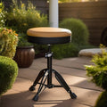 Drum Throne Padded Seat - Adjustable Drummer Stool