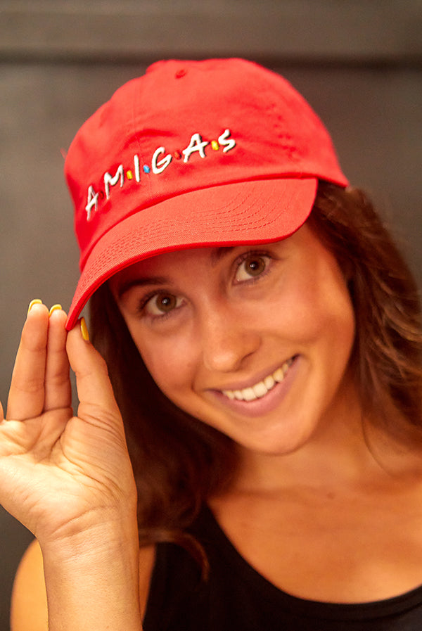 Bachelorette Party Hats 6-Pack Dad Caps - Bride & Amigas