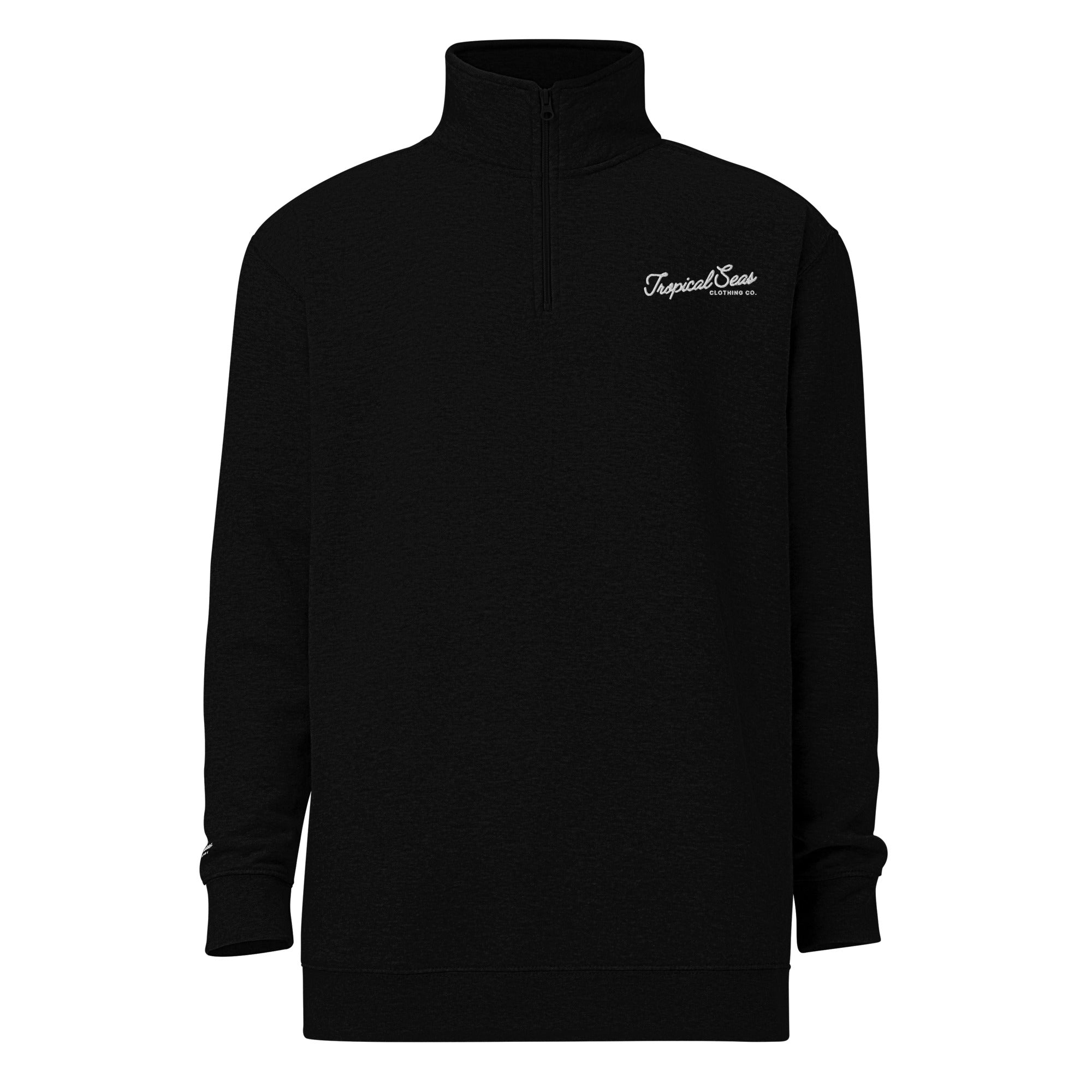 Men's Quarter Zip Fleece Pullover | Warm Outdoor Sweatshirt Jacket